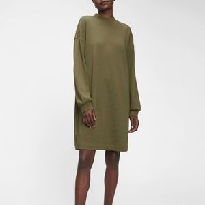 Mockneck Sweatshirt Dress